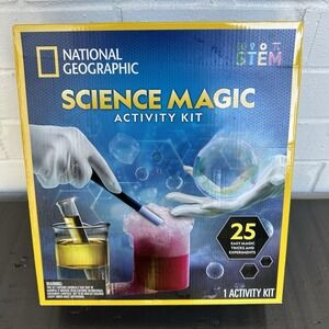 National Geographic Science Magic Activity Kit 25‎ Experiments STEM